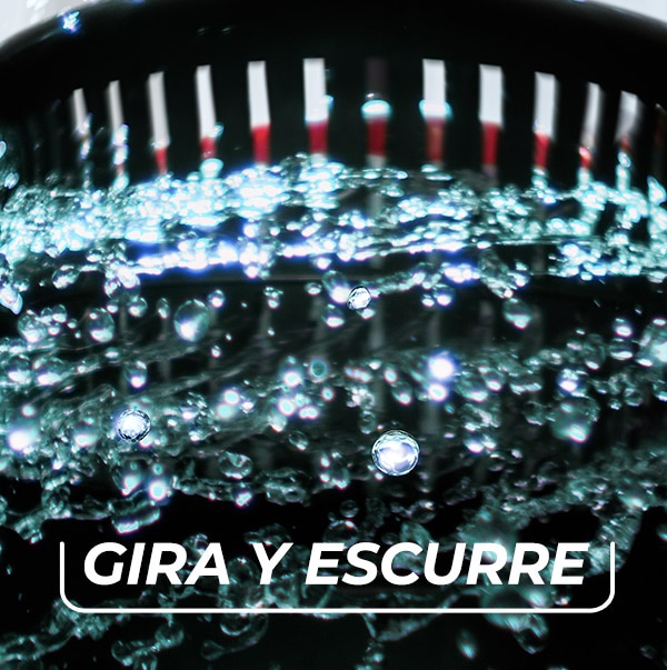 Gira y escurre